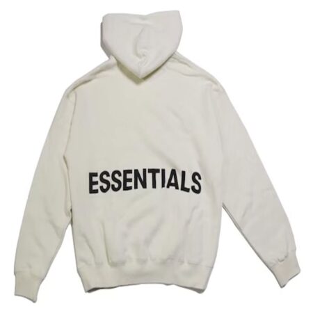 Fear of God Essentials Graphic Pullover Hoodie Cream