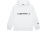 Fear of God Essentials Pull-Over Hoodie Applique Logo – White